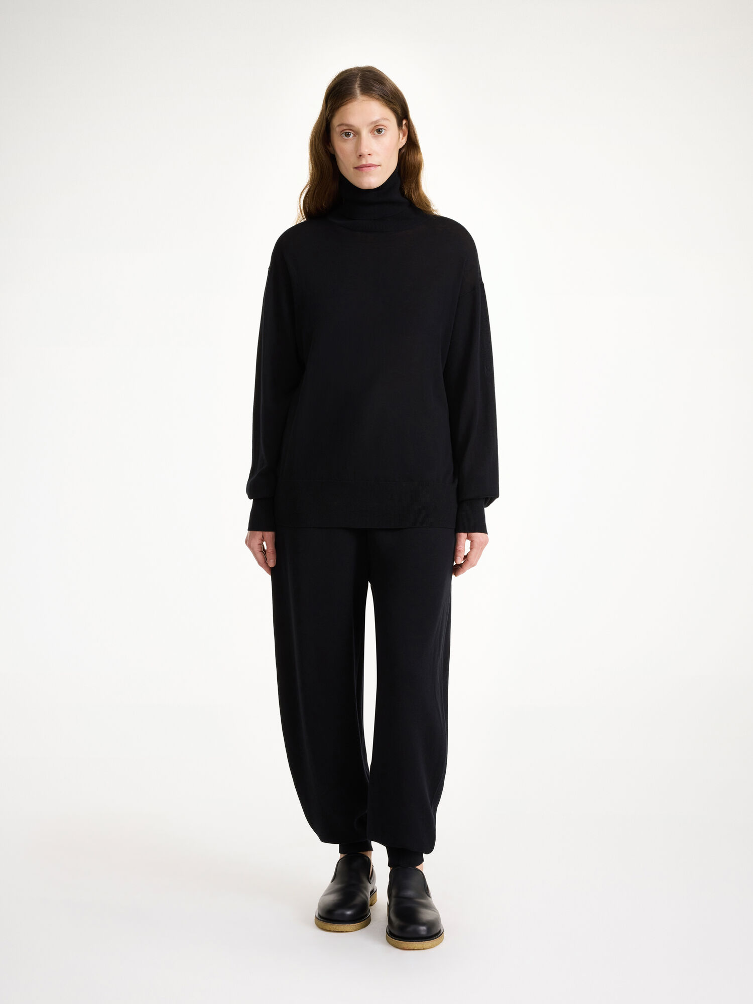 By Malene Birger Mohsen Turtleneck Sweater Gebreide Kleding Zwart | NL_BB75119