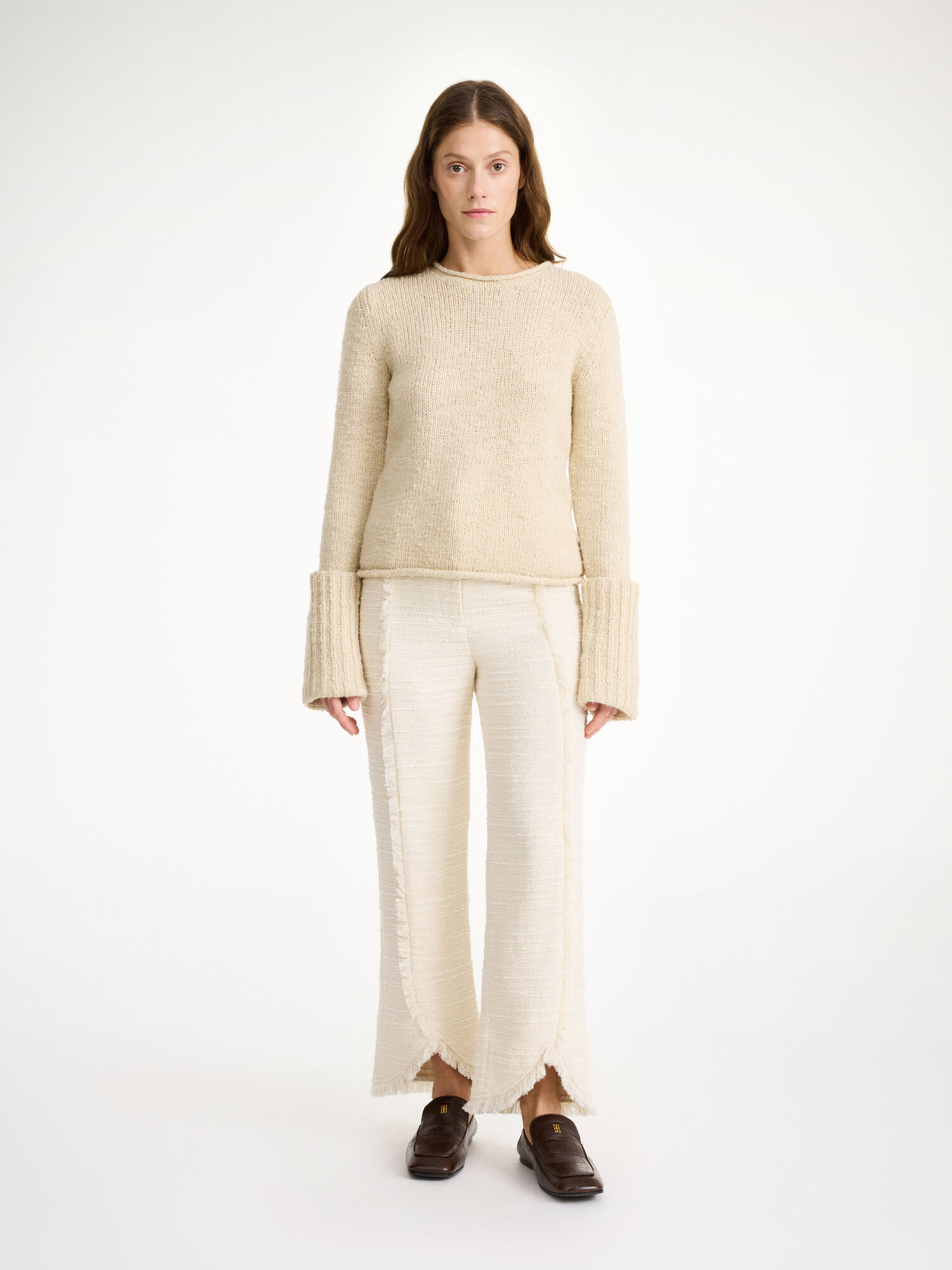 By Malene Birger Nadihas High-waist Broek Wit | NL_BB44982