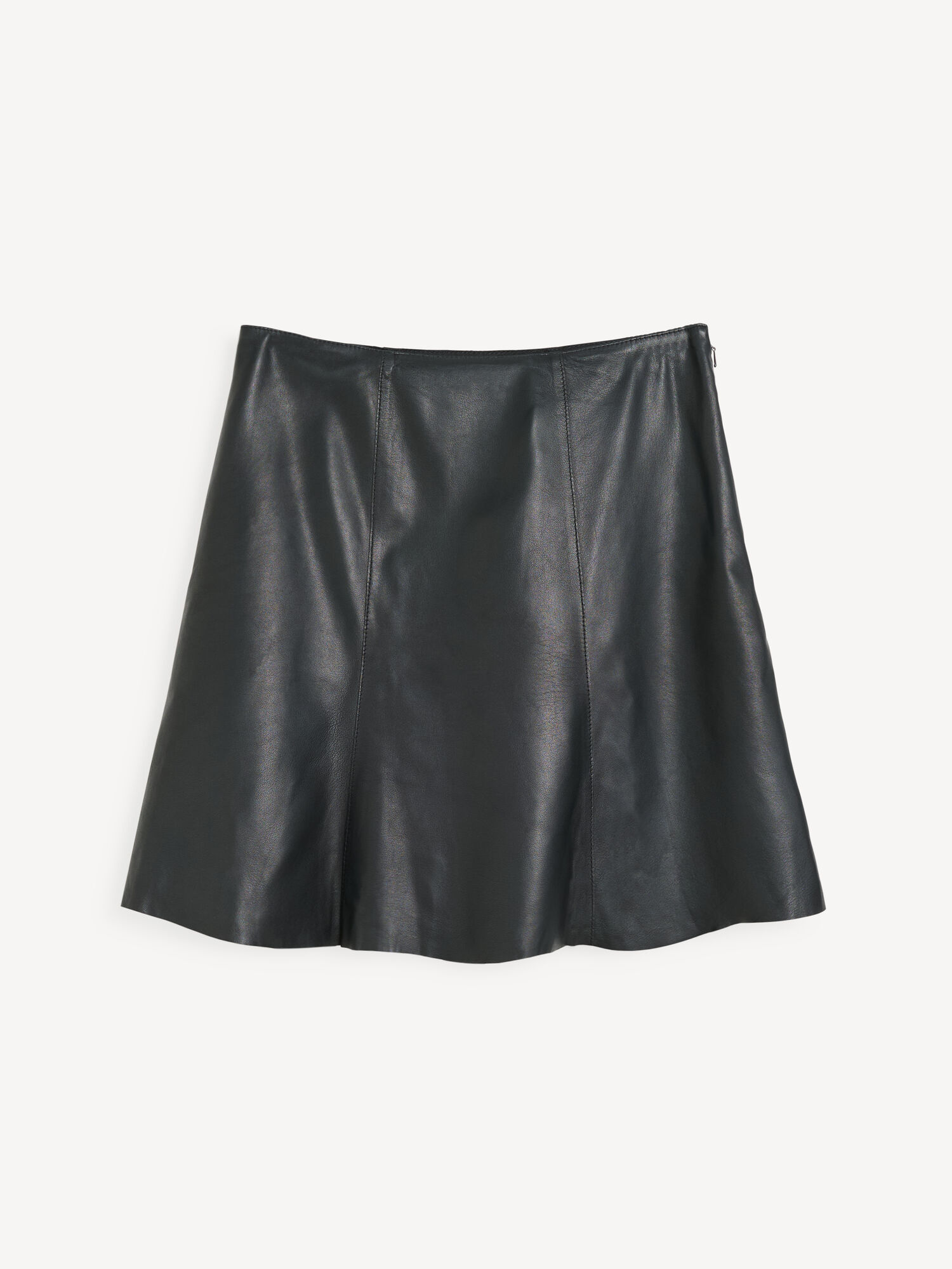 By Malene Birger Naommi Leather Mini Rokken Zwart | NL_BB35939