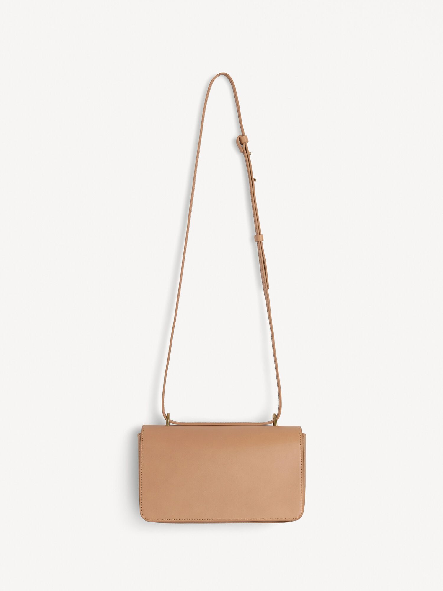 By Malene Birger Noval Leather Shoulder Tassen Tan | NL_BB62248