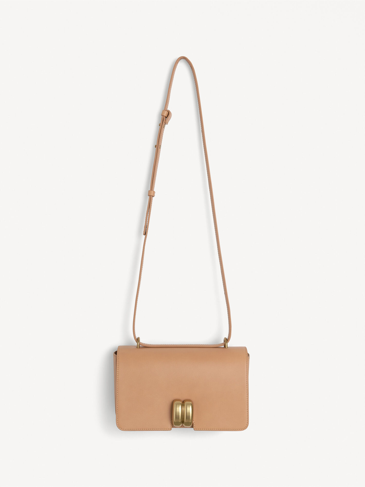 By Malene Birger Noval Leather Shoulder Tassen Tan | NL_BB62248