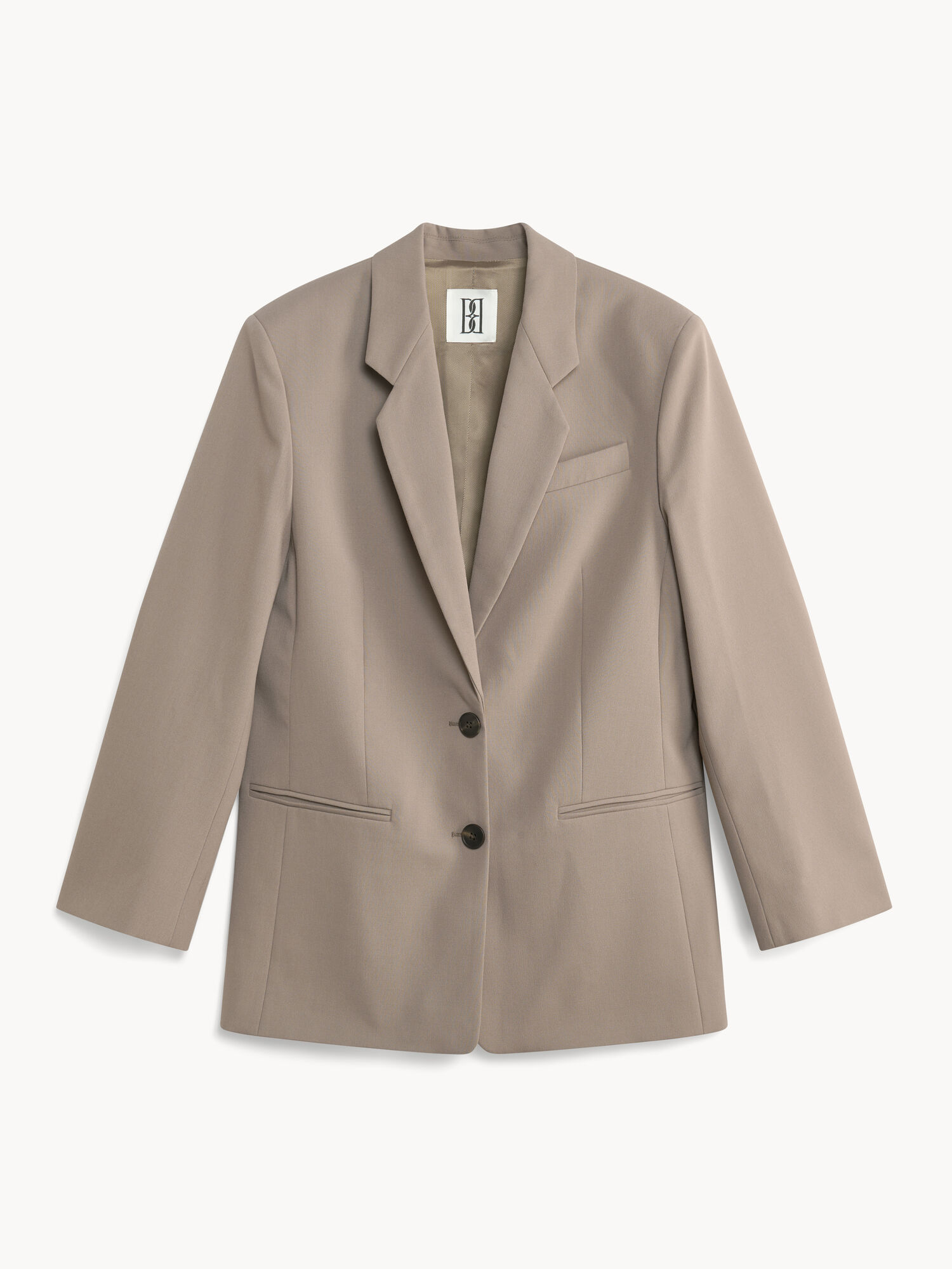 By Malene Birger Ophie Single-breasted Blazer Shitake | NL_BB95417