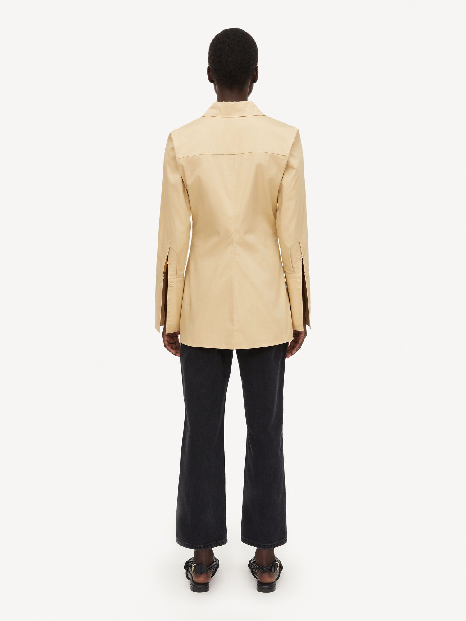 By Malene Birger Padano Organic Cotton Overhemd Donker | NL_BB35391