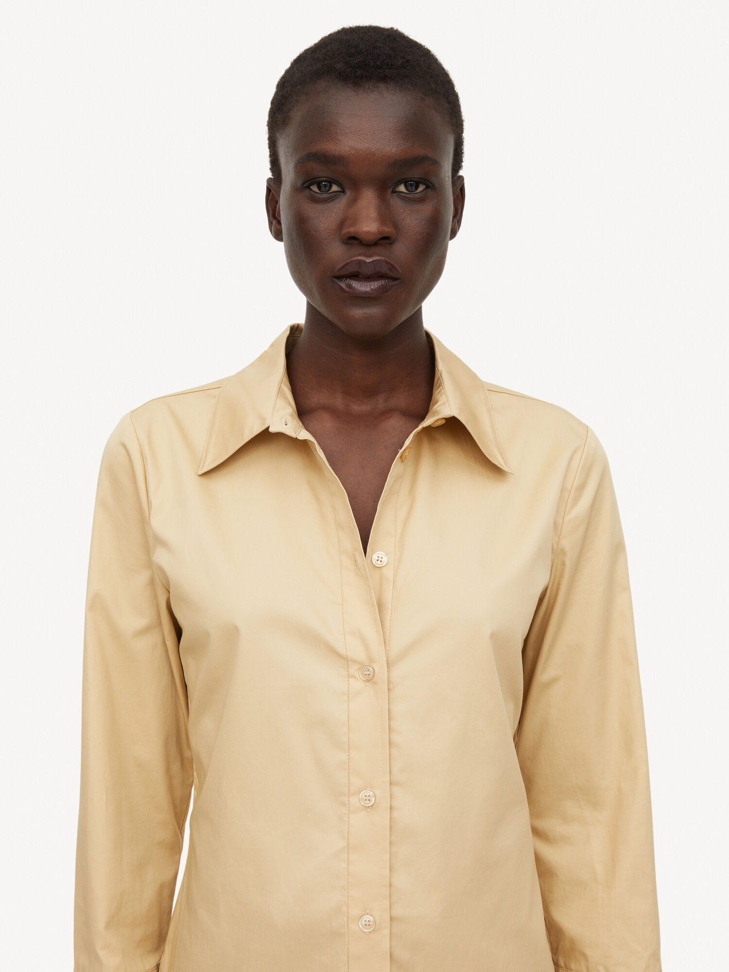 By Malene Birger Padano Organic Cotton Overhemd Donker | NL_BB35391