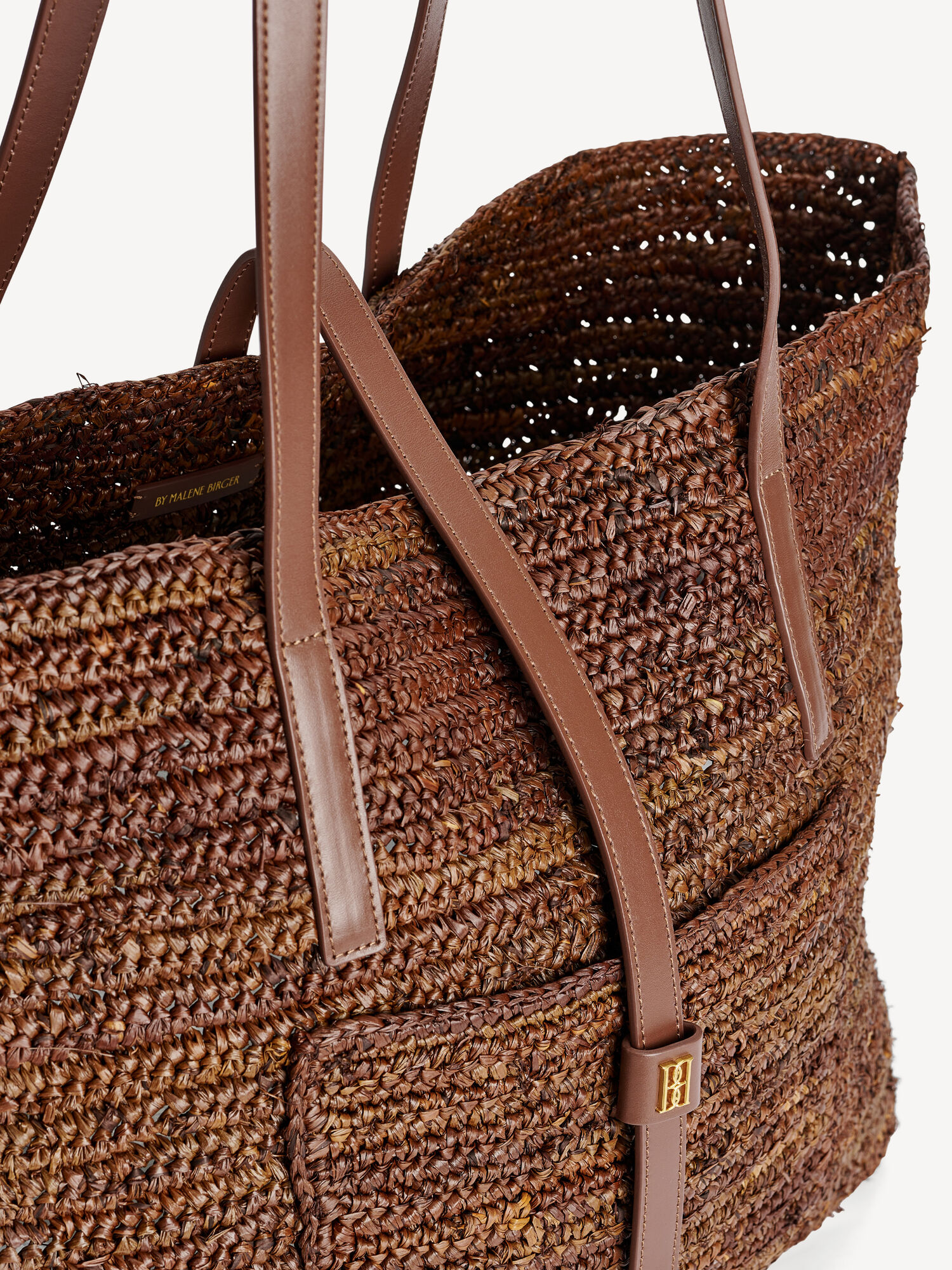 By Malene Birger Palla Straw Tote Tassen Bison | NL_BB17655