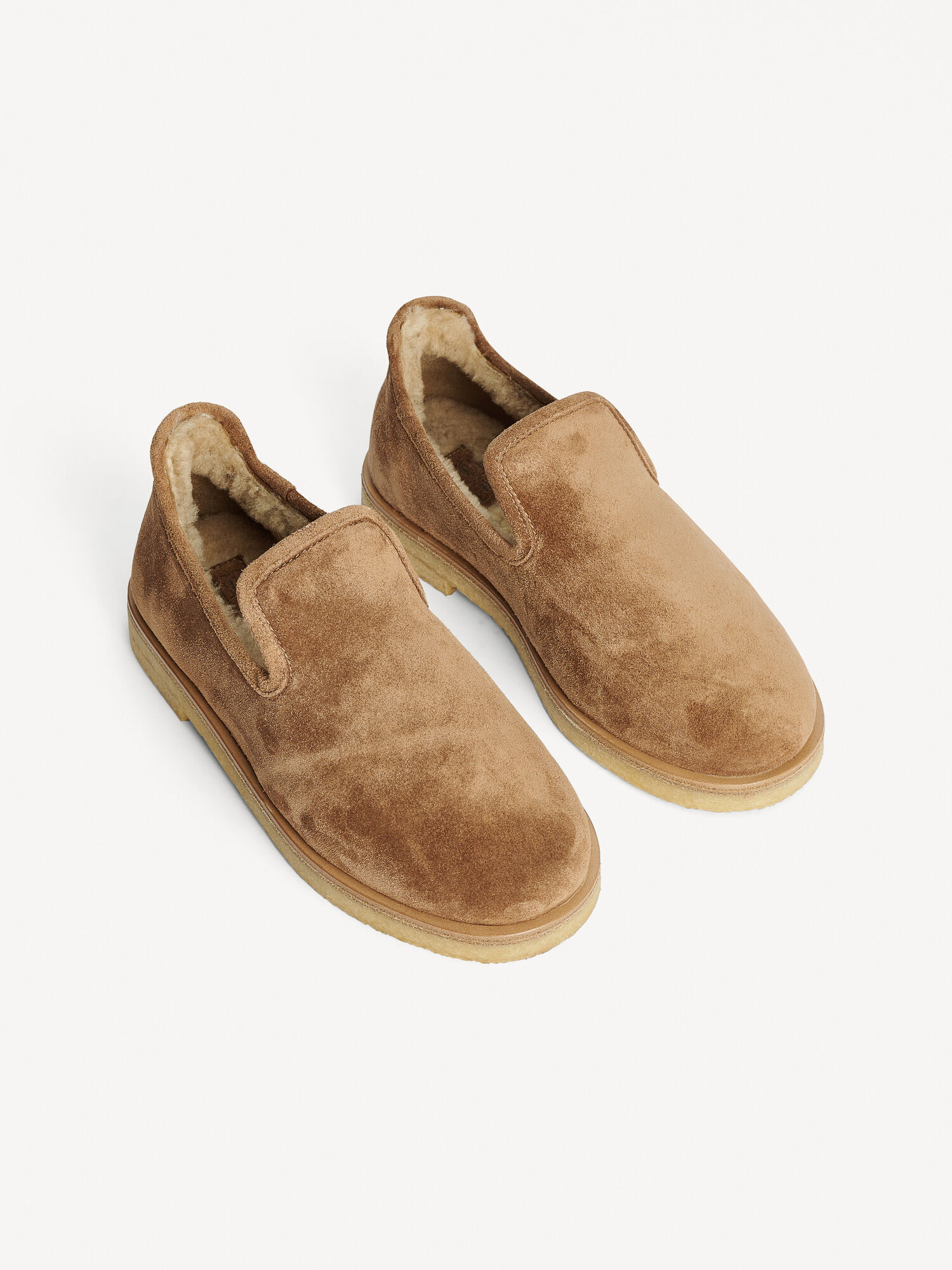 By Malene Birger Romine Suede Slippers Schoenen Bruin | NL_BB95601