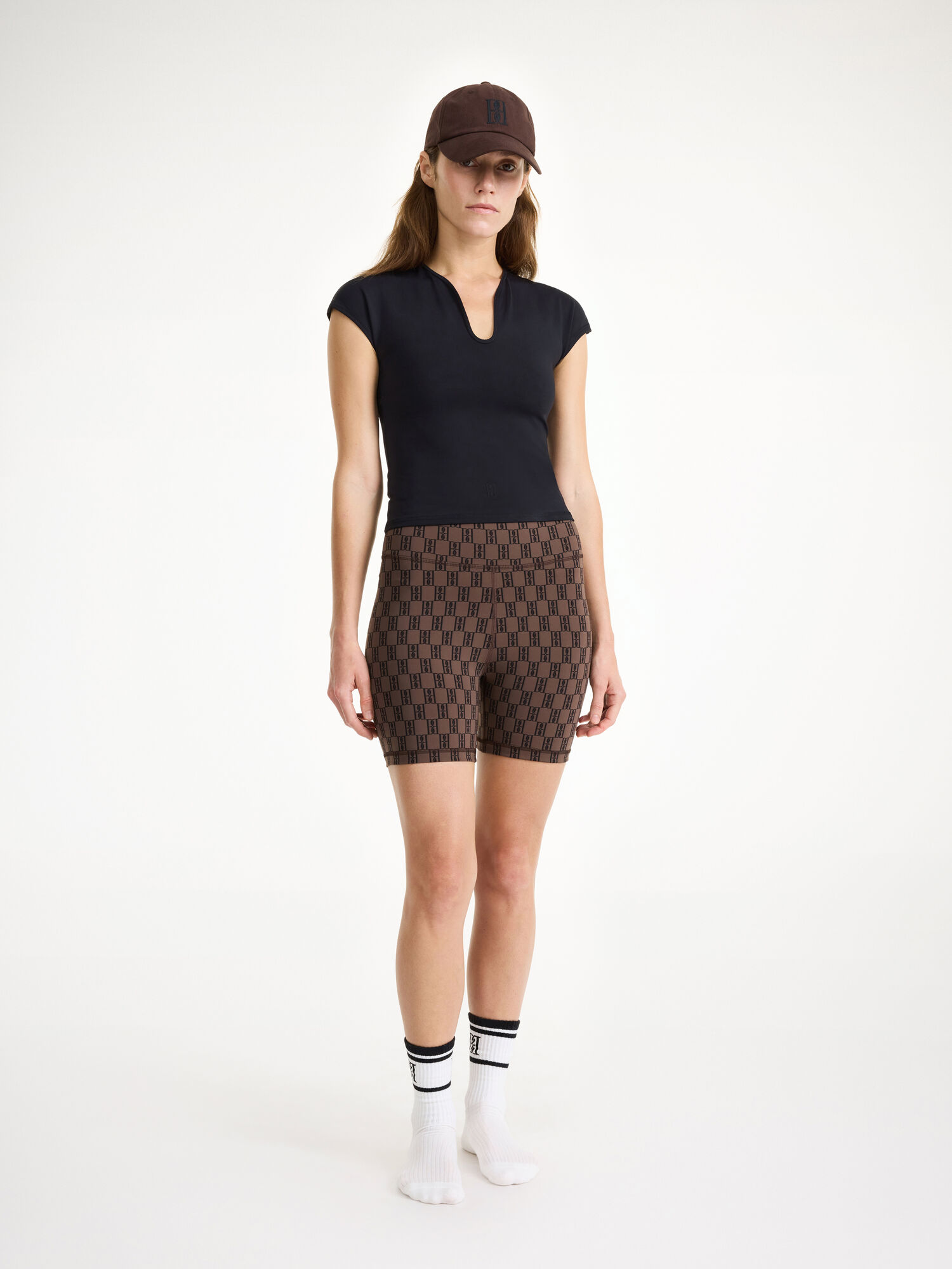 By Malene Birger Siola Atheletic Shorts Athleisure Wear Donker | NL_BB28105