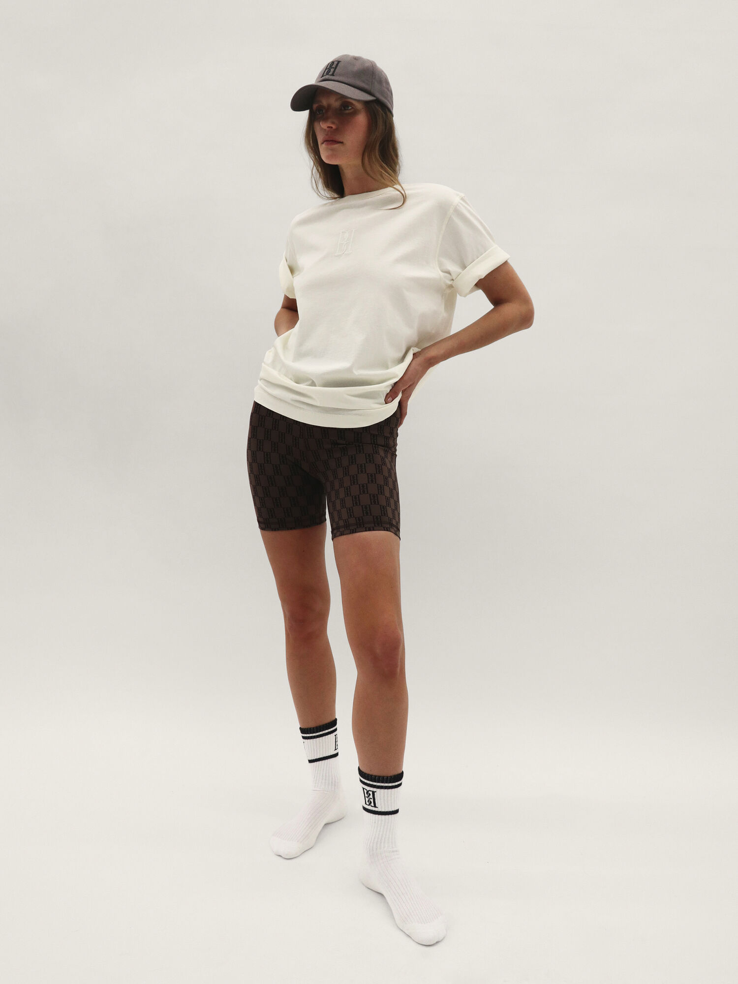 By Malene Birger Siola Atheletic Shorts Athleisure Wear Donker | NL_BB28105