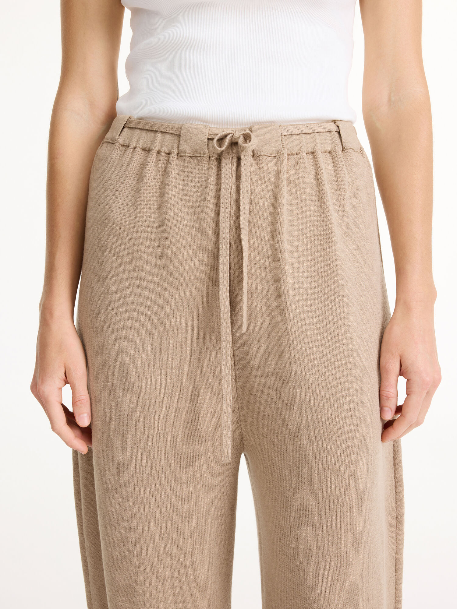 By Malene Birger Tevana High-waisted Trousers Gebreide Kleding Nomad | NL_BB48789