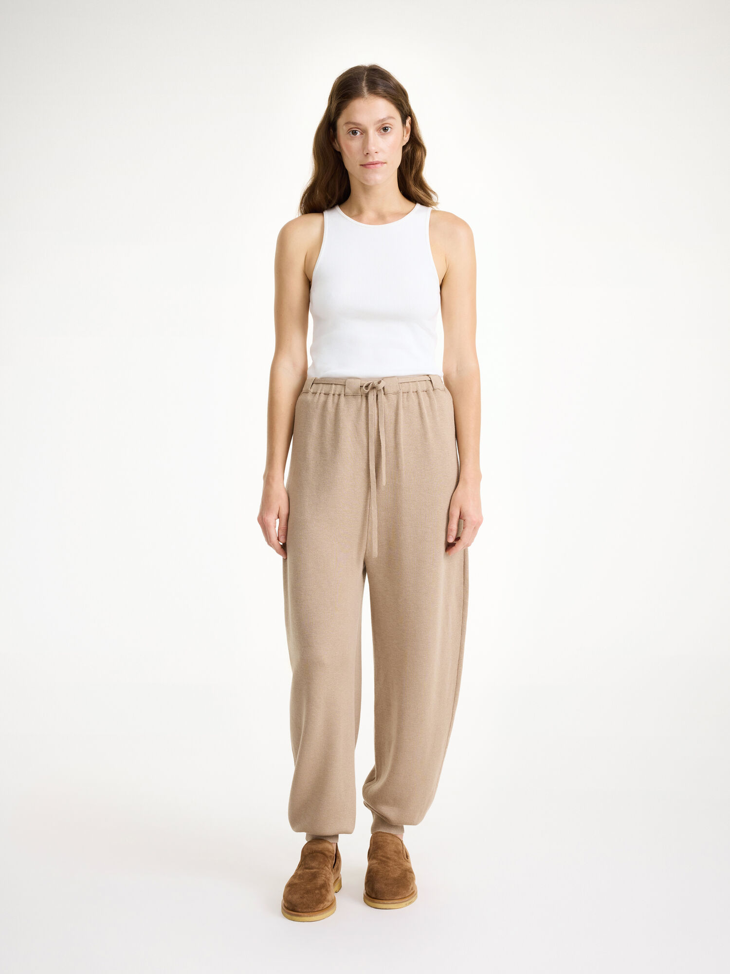 By Malene Birger Tevana High-waisted Trousers Gebreide Kleding Nomad | NL_BB48789