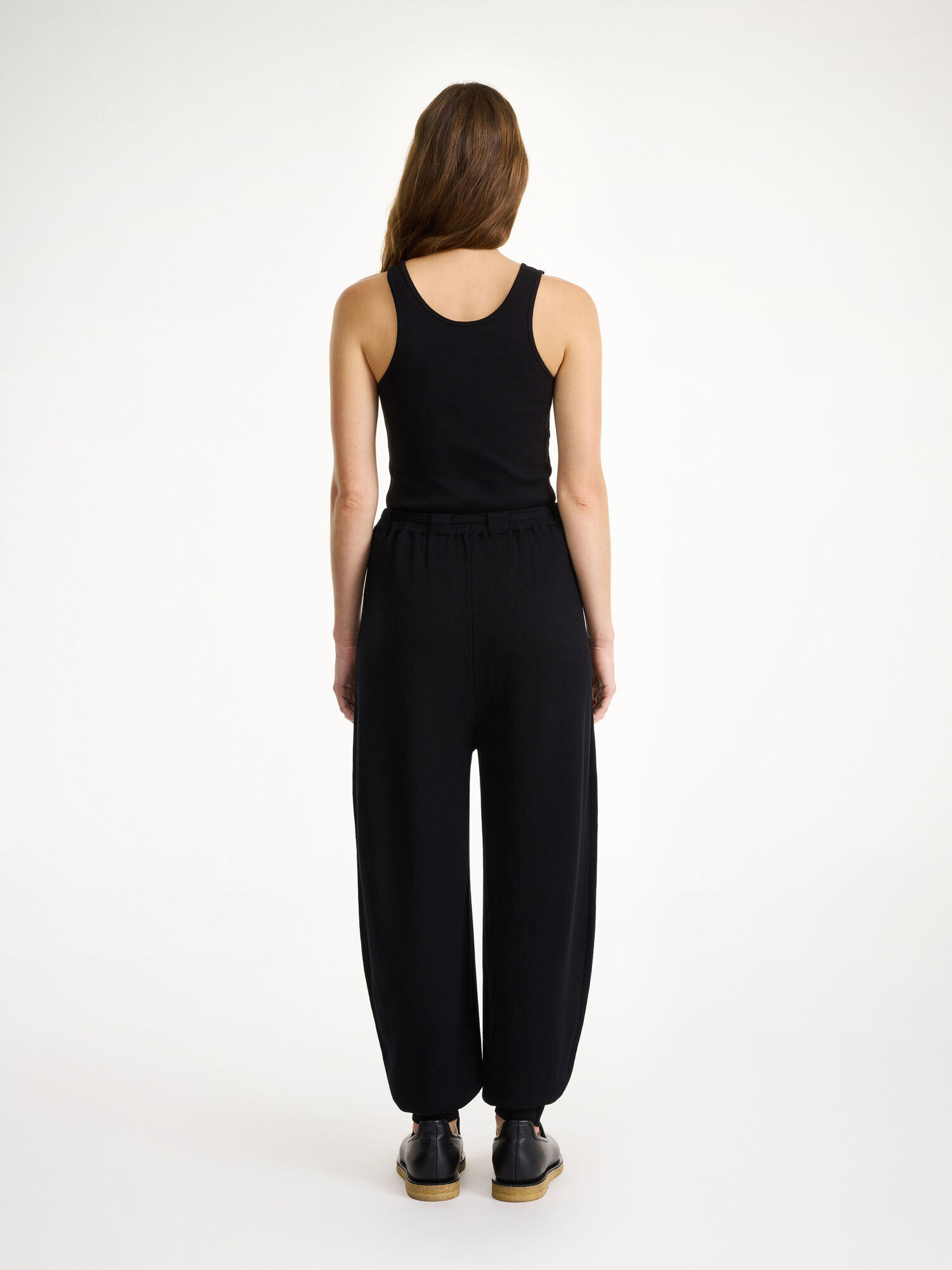 By Malene Birger Tevana High-waisted Trousers Gebreide Kleding Zwart | NL_BB11752