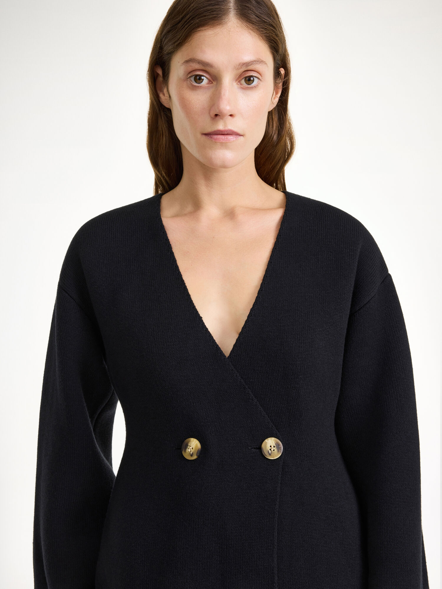 By Malene Birger Tinley Wool-blend Cardigan Gebreide Kleding Zwart | NL_BB73401